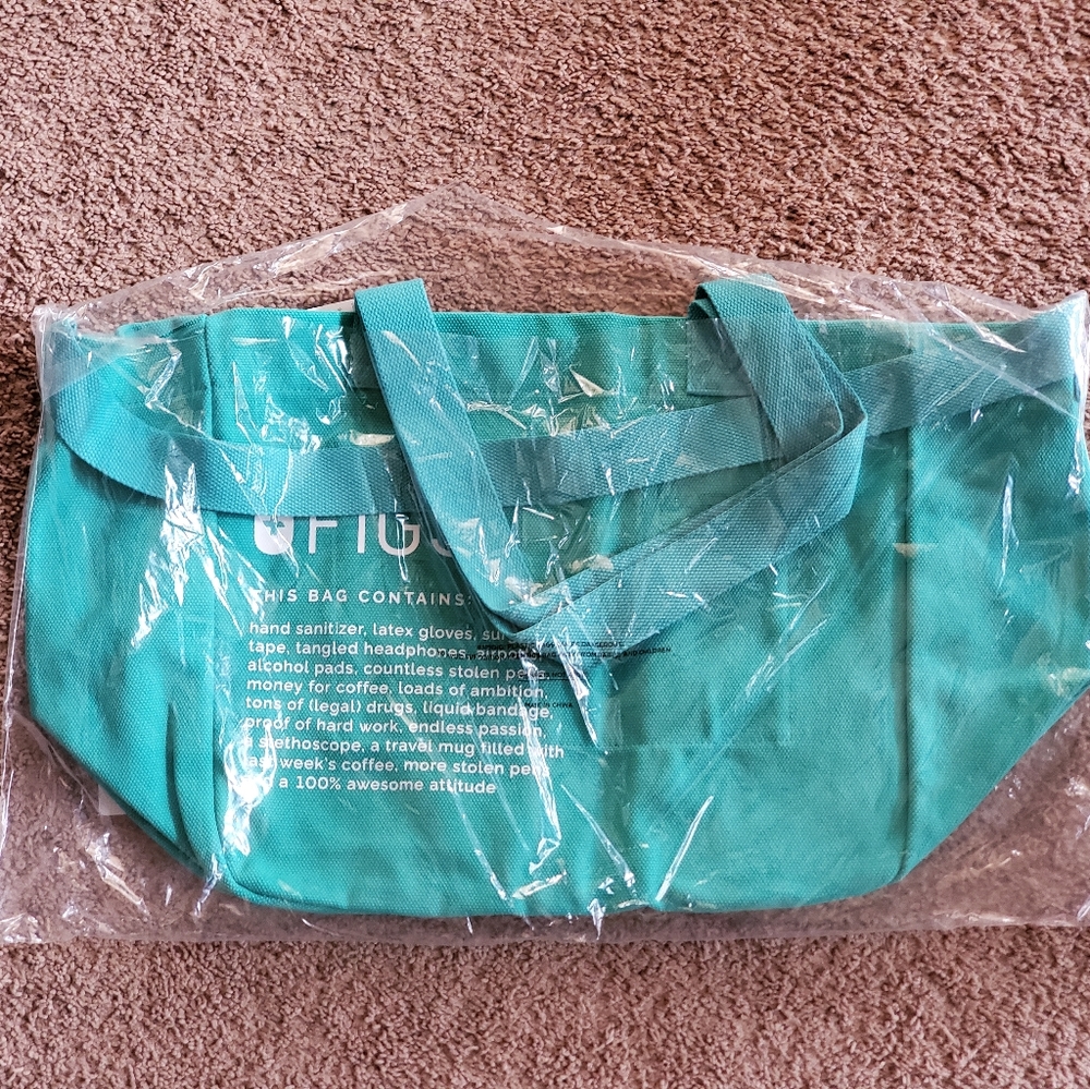 FIGS Surgical Green Canvas Tote - Picture 5 of 11